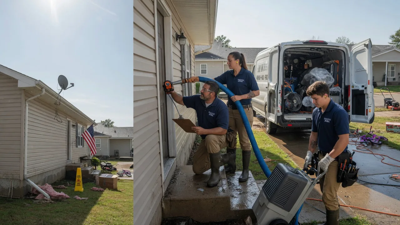 Ceiling Water Damage Restoration in Steamboat Rock, IA near me